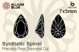 Preciosa Pear Diamond (PDC) 7x5mm - Synthetic Spinel