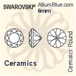Swarovski Ceramics Round Color Brilliance Cut (SGCRDCBC) 2.5mm - Ceramics