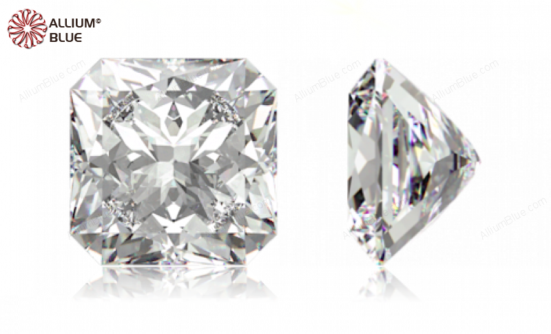 SWAROVSKI GEMS Cubic Zirconia Octagon Radiant White 6.00x6.00MM normal +/- FQ 0.035