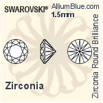 Swarovski Skull Bead (5750) 13mm - Crystal Effect