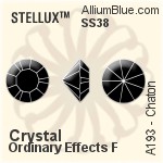 施華洛世奇 XILION Chaton (1028) SS34 - Clear Crystal With Platinum Foiling