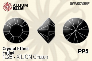 Swarovski XILION Chaton (1028) PP5 - Crystal Effect With Platinum Foiling