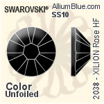 Swarovski XILION Rose Flat Back Hotfix (2038) SS6 - Clear Crystal Unfoiled