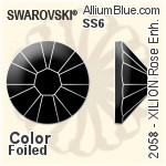 Preciosa MC Chaton Rose MAXIMA Flat-Back Stone (438 11 615) SS5 - Color (Coated) With Dura™ Foiling