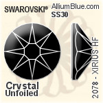 Swarovski XIRIUS Flat Back Hotfix (2078) SS30 - Color Unfoiled