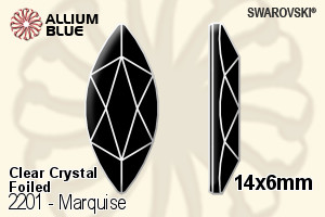 SWAROVSKI 2201 14X6MM CRYSTAL F