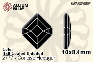 SWAROVSKI 2777 10X8.4MM JET HEMAT