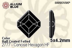 SWAROVSKI 2777 5X4.2MM JET HEMAT M HF