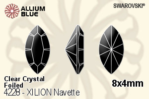 SWAROVSKI 4228 8X4MM CRYSTAL F