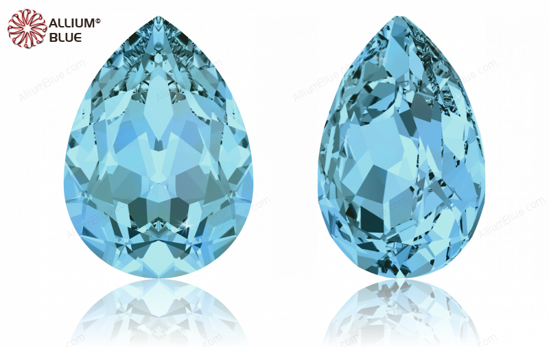 SWAROVSKI 4320 10X7MM AQUAMARINE F