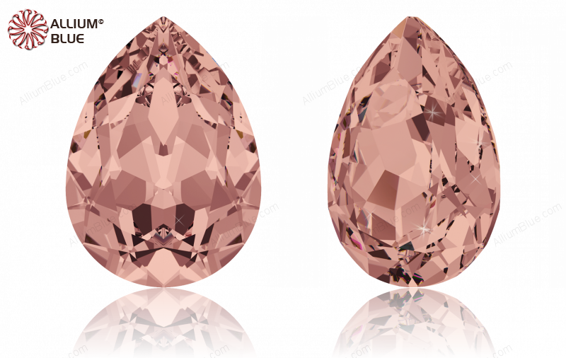 SWAROVSKI 4320 8X6MM BLUSH ROSE F