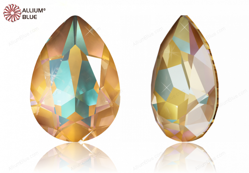 SWAROVSKI 4320 14X10MM CRYSTAL OCHRE_D