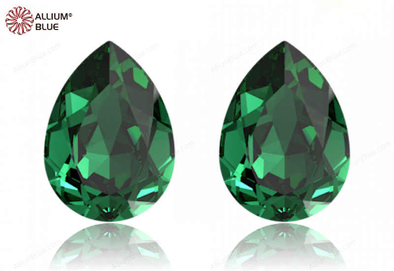 SWAROVSKI 4320 10X7MM MAJESTIC GREEN F