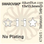 Swarovski Starbloom Settings (4754/S) 13x13.5mm - No Plating