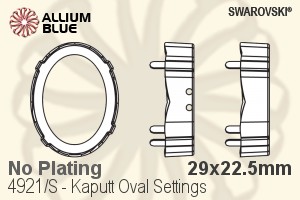 Swarovski Kaputt Oval Settings (4921/S) 29x22.5mm - No Plating