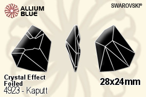 Swarovski Kaputt Fancy Stone (4923) 28x24mm - Crystal Effect With Platinum Foiling