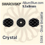 Swarovski Olive Briolette Bead (5044) 5x4mm - Color