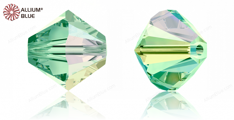 SWAROVSKI 5328 6MM CHRYSOLITE AB