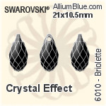 Swarovski Divine Rock Pendant (6191) 19mm - Colour (Uncoated)