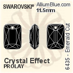 スワロフスキー Metallic Cap Pear-shaped ペンダント (6565) 22mm - カラー（ハーフ　コーティング）