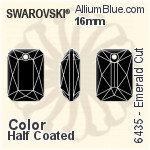 スワロフスキー Pear カット ペンダント (6433) 16mm - カラー（ハーフ　コーティング）