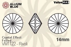 ValueMAX Rivoli (VM1122) 14mm - Crystal Effect With Foiling