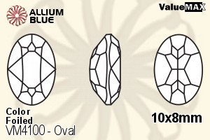 VALUEMAX CRYSTAL Oval Fancy Stone 10x8mm Light Rose F