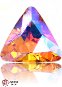 VALUEMAX CRYSTAL Triangle Fancy Stone 18mm Light Peach AB F