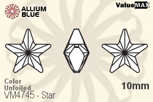 ValueMAX Star Fancy Stone (VM4745) 10mm - Color Unfoiled