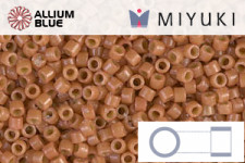 MIYUKI Delica® Seed Beads (DB2112) 11/0 Round - Duracoat Op Dk Salmon