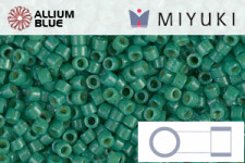 MIYUKI Delica® Seed Beads (DB1846) 11/0 Round - Duracoat Galvanized Dark Sea Foam