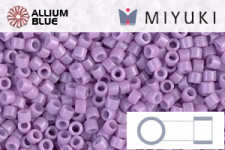 MIYUKI Delica® Seed Beads (DB2103) 11/0 Round - DURACOAT Op Lt Squash