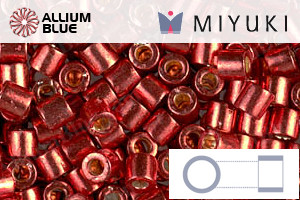 MIYUKI Delica® Seed Beads (DBL1838) 8/0 Round Large - DURACOAT Galvanized Berry