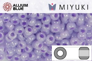 MIYUKI Round Rocailles Seed Beads (RR11-0534) 11/0 Small - Light Orchid Ceylon