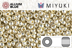 MIYUKI Round Seed Beads (RR11-4201) - Duracoat Galvanized Silver