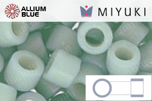 MIYUKI Delica® Seed Beads (DB2356) 11/0 Round - Duracoat Opaque Dyed Pale Turquoise