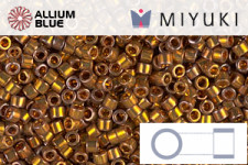 MIYUKI Delica® Seed Beads (DB0505) 11/0 Round - 24kt Dark Yellow Gold