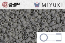 MIYUKI Delica® Seed Beads (DB0670) 11/0 Round - Crystal AB Silk Satin