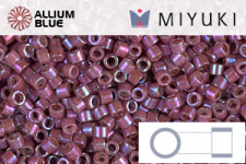 MIYUKI Delica® Seed Beads (DB1015) 11/0 Round - Metallic Raspberry Luster