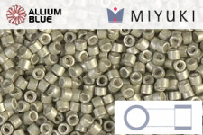 MIYUKI Delica® Seed Beads (DB1181) 11/0 Round - Galvanized SF Aloe