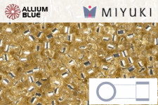 MIYUKI Delica® Seed Beads (DB1892) 11/0 Round - Transparent Sable Brown Luster