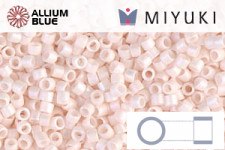 MIYUKI Delica® Seed Beads (DB0222) 11/0 Round - White Opal AB