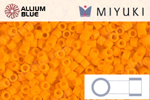 MIYUKI Delica® Seed Beads (DB1583) 11/0 Round - Matte Opaque Mandarin