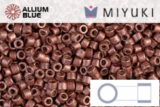 MIYUKI Delica® Seed Beads (DB1842F) 11/0 Round - DURACOAT Galvanized Dark Berry Frosted