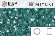 MIYUKI Delica® Seed Beads (DB2191) 11/0 Round - DURACOAT Silver Lined True Navy Blue