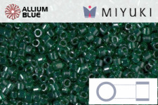 MIYUKI Delica® Seed Beads (DB1858) 11/0 Round - Luminous Silk Lime Green