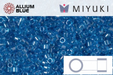 MIYUKI Delica® Seed Beads (DB1859) 11/0 Round - Silk Frozen Blue