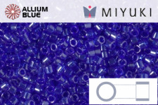 MIYUKI Delica® Seed Beads (DB1860) 11/0 Round - Silk Deep Capri Blue