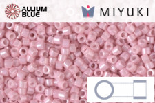 MIYUKI Delica® Seed Beads (DB1864) 11/0 Round - Silk Salmon Spice AB