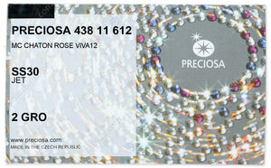 PRECIOSA Rose VIVA12 ss30 jet S factory pack